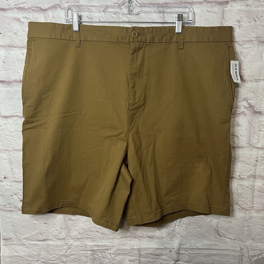 Old Navy Men’s Brown Slim Chino Flex 4-Pocket Shorts Size 44 NWT Big & Tall